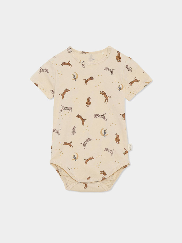 Konges Sloejd 24SS Short Sleeved Bodysuit Roar - Bunny Hill Boutique